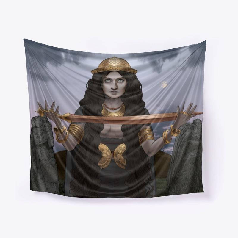 Bronze Age Irish Woman - Wall Hanging 